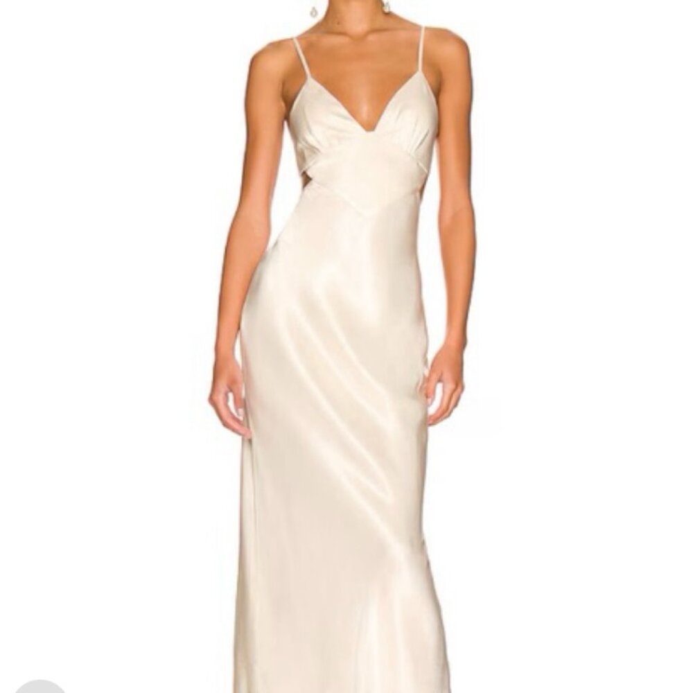 Shona Joy La Lune Backless Midi Dress